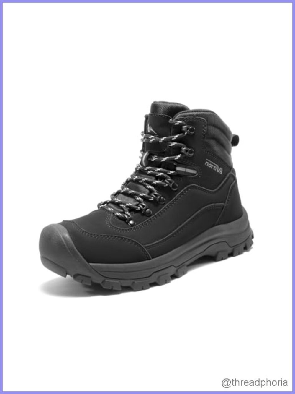 Waterproof Women's Hiking Boots Leather Oxford Fabric Collar